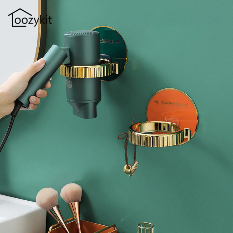 Loozykit 1 cái giá thổi giá máy sấy tóc giá thổi gắn tường giá sắp xếp máy sấy tóc phòng tắm