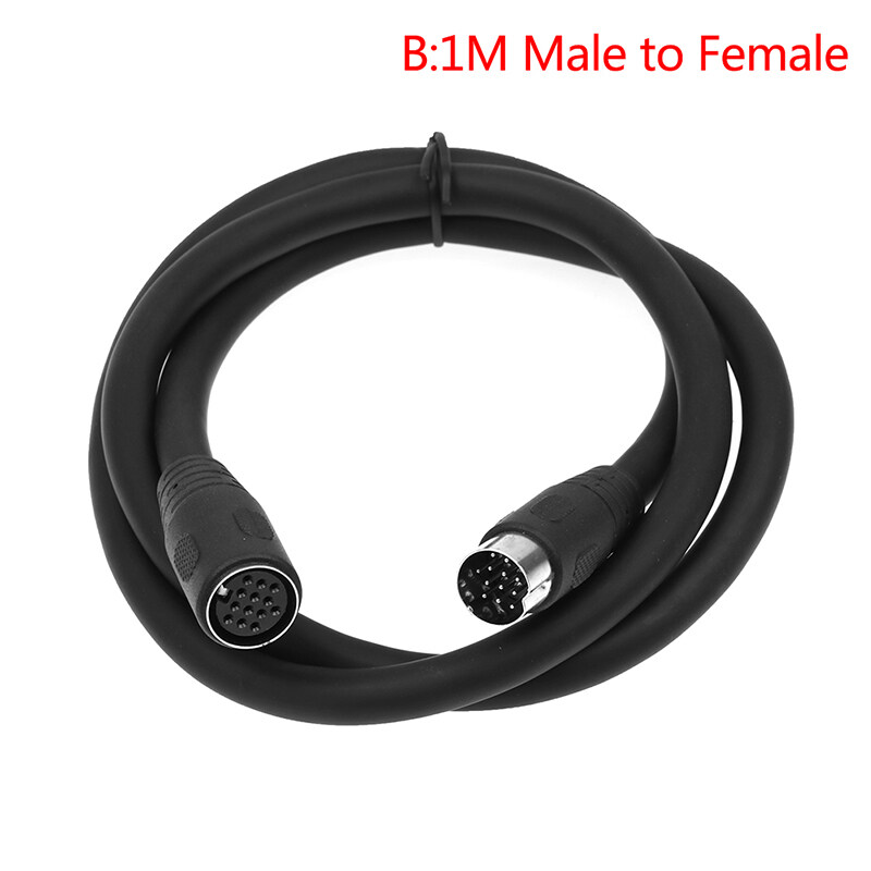 Lazada Philippines - laozajiao DIN 13Pin Cable Male To Female 13-Pin Extended Cable, Large 13P Cable 1M