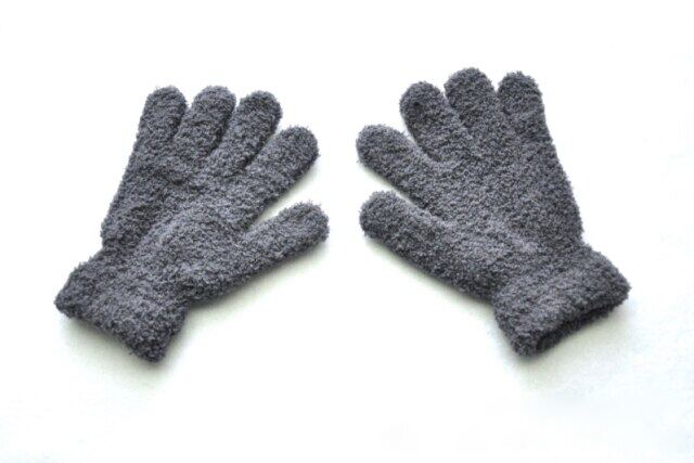 อุ่นเด็ก S ฤดูหนาวบวกกำมะหยี่ Mittens เด็ก Coral ขนแกะ Full Finger S สำหรับ1-4Y เด็ก S