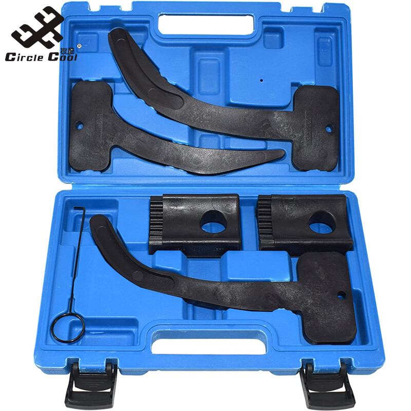 Vòng tròn mát mẻ [New arrival] trục cam Phaser Sên cam dụng cụ mở khóa Kit với với trường hợp lưu trữ găng tay cho động cơ 3.6L 10202a 10369a 10200a【cod】