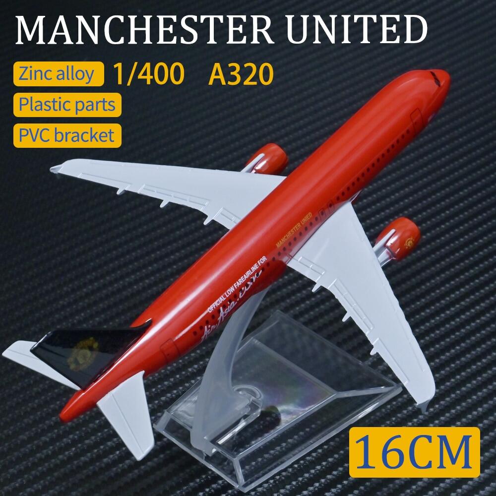 Kim Loại mô hình máy bay 1 400 16Cm Manchester United A320 mô hình máy bay
