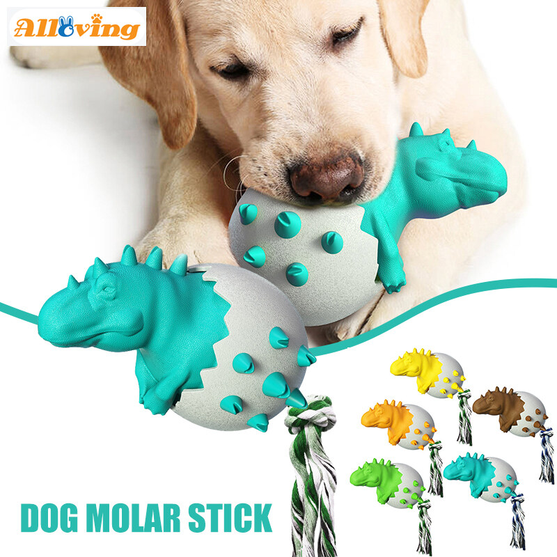 running egg dog toy