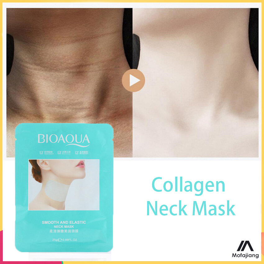 1PC Collagen mặt nạ cho cổ dưỡng ẩm làm trắng cổ vá chống nhăn chống lão hóa nâng cổ làm săn chắc dưỡng ẩm làm sáng nếp nhăn