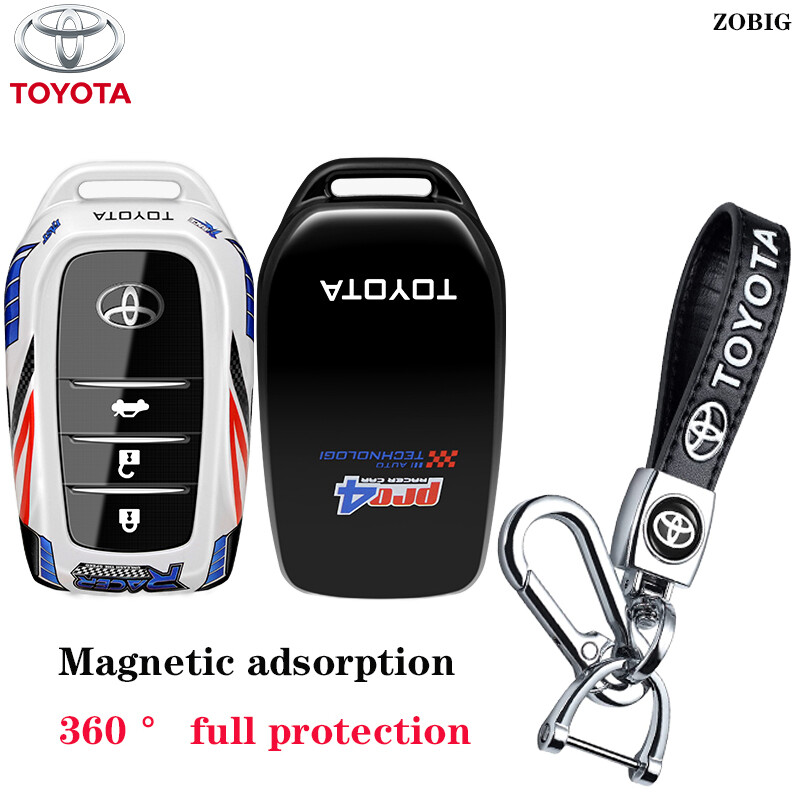 Zobig vỏ từ tính cho toyota vỏ bọc chìa khóa xe hơi vỏ bọc cho toyota camry highlander chr avalon fortuner rav4 prado