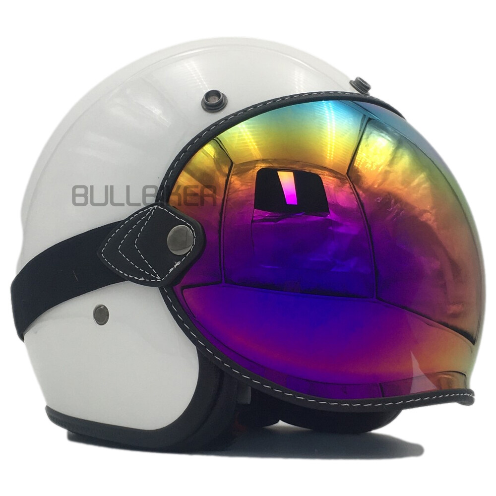 Retro Helmet Visor Bubble Shield Lens Windshield Mask Goggles Accessories