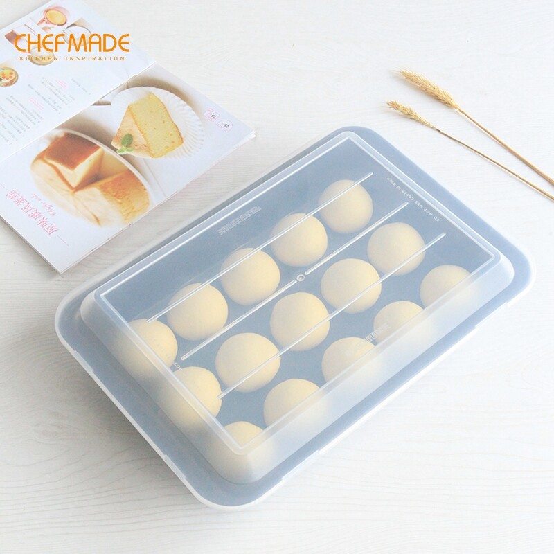 CHEFMADE Chảo Nướng Bánh Mì Bằng Thép Cacbon Chống Dính Có Nắp Nhựa Bakeware Khay Bánh Mì Hình Chữ Nhật, Nướng Cho Lò Nướng, Đen WK9813