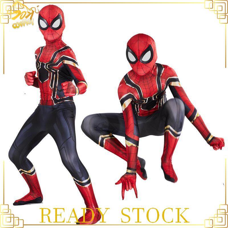 Bộ Trang Phục Người Nhện Sắt, Bộ Áo Liền Quần Hóa Trang Siêu Anh Hùng 3D, Spider Người Đàn Ông Trang Phục Đối Với Halloween Dress Up Đảng