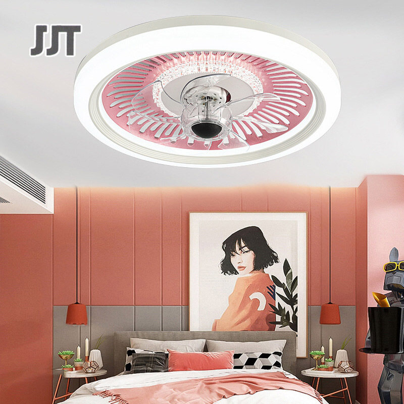JJT ceiling fan light LED light ceiling lamp hanging lamp ceiling fan lamp Ceiling Light LED Ceiling Light nordic style Simple modern minimalist style for the restaurant bedroom.