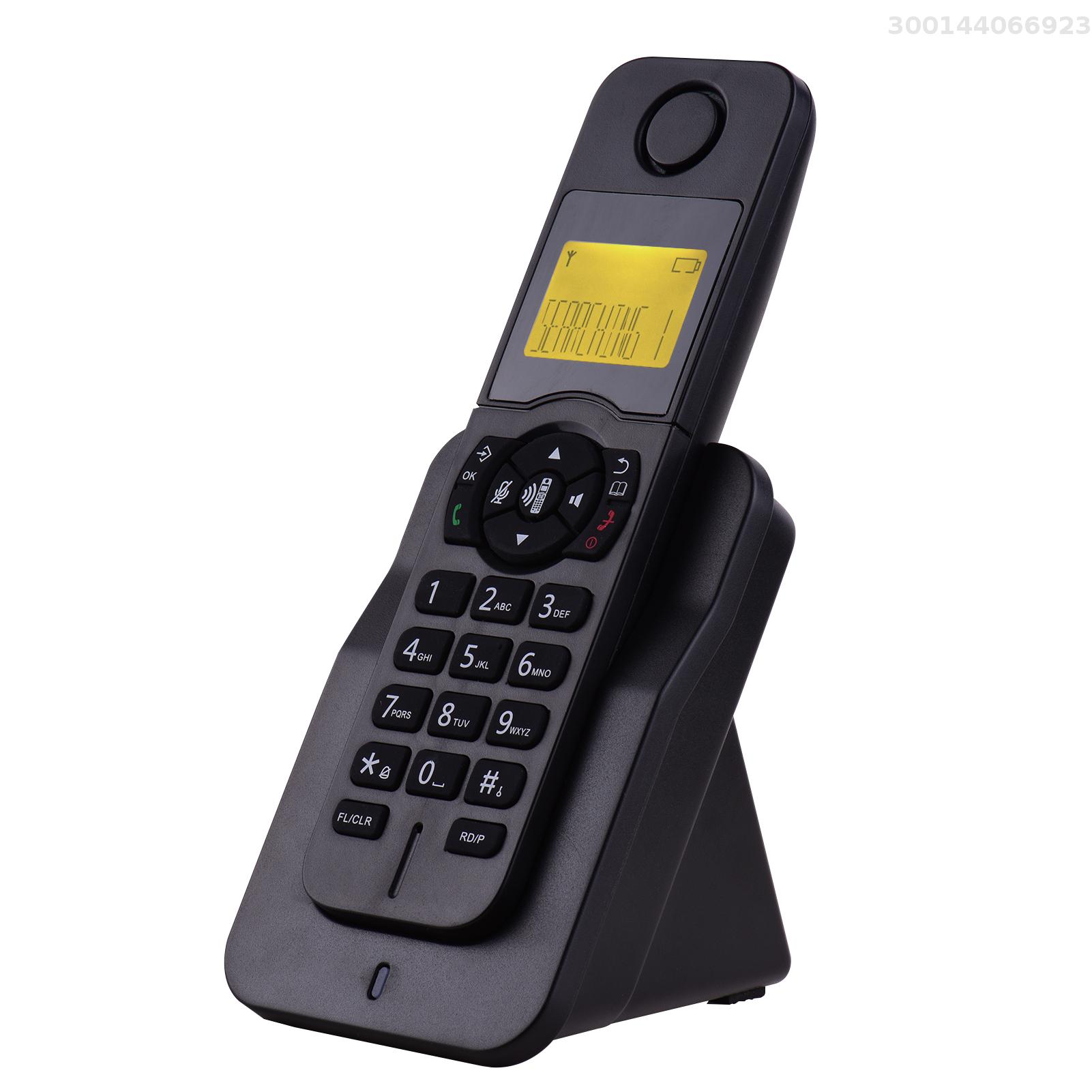 【Hot/COD】KKmoon Expandable Cordless Phone Telephone with LCD Display Caller ID 50 Phone Book Memories Hands-free Calls Conference Call 16 Languages Support 5 Handsets Connection for Office Business Home Family ราคา 943 บาท*ส่งฟรี