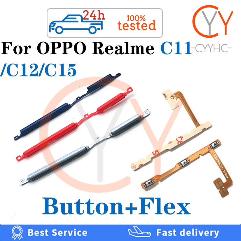 Nút âm lượng nút bật tắt nguồn cáp mềm cho oppo realme c11 c12 c15 phụ tùng thay thế cáp