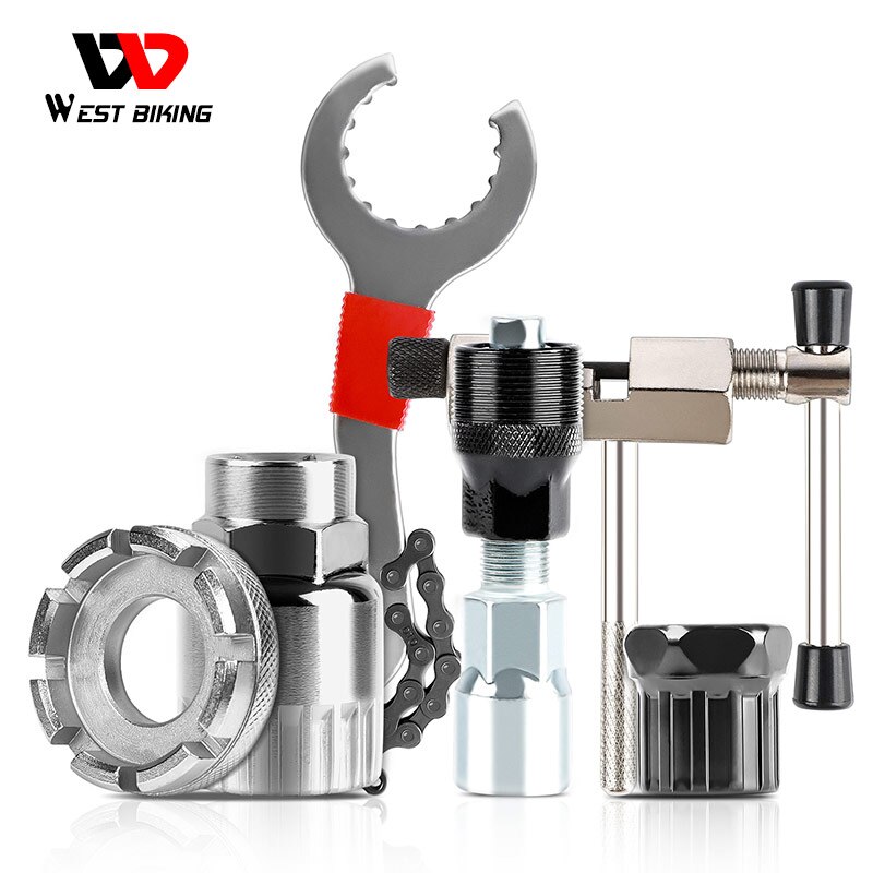 Bộ dụng cụ sửa chữa xe đạp đa năng dụng cụ tháo xích dụng cụ tháo bánh đà cờ lê tay quay dụng cụ bảo trì xe đạp đường trường mtb