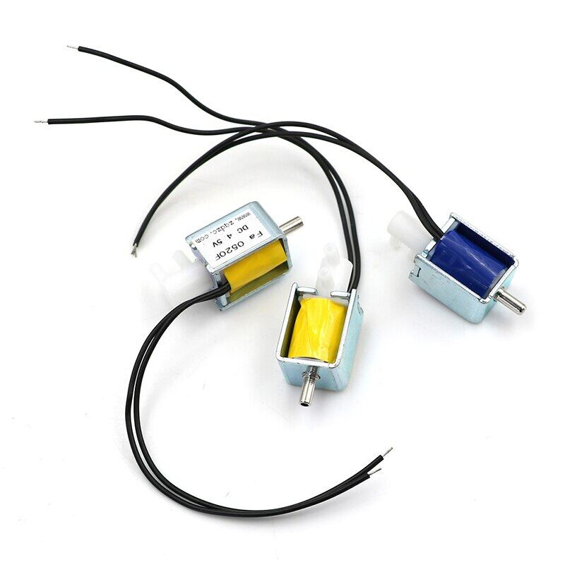 Van điện từ mini van xả khí nén xả khí nén van xả điện từ nén dc 4.5v/6v/24v 2 vị trí 3 chiều điện