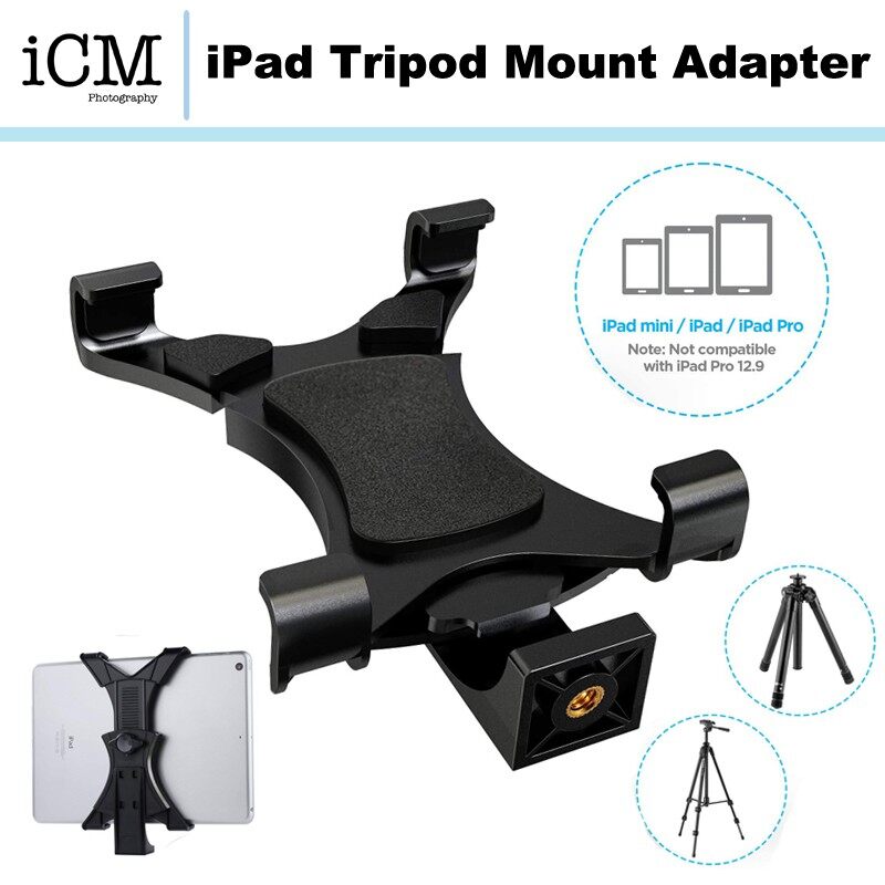 IPad Tripod Núi Bracket Chủ Adapter Phổ Tablet Kẹp Chủ