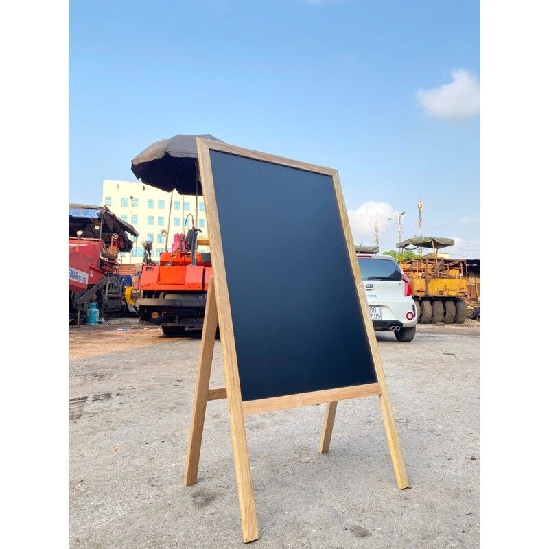 Bảng menu nhà hàng chân gấp KT: 60x120cm