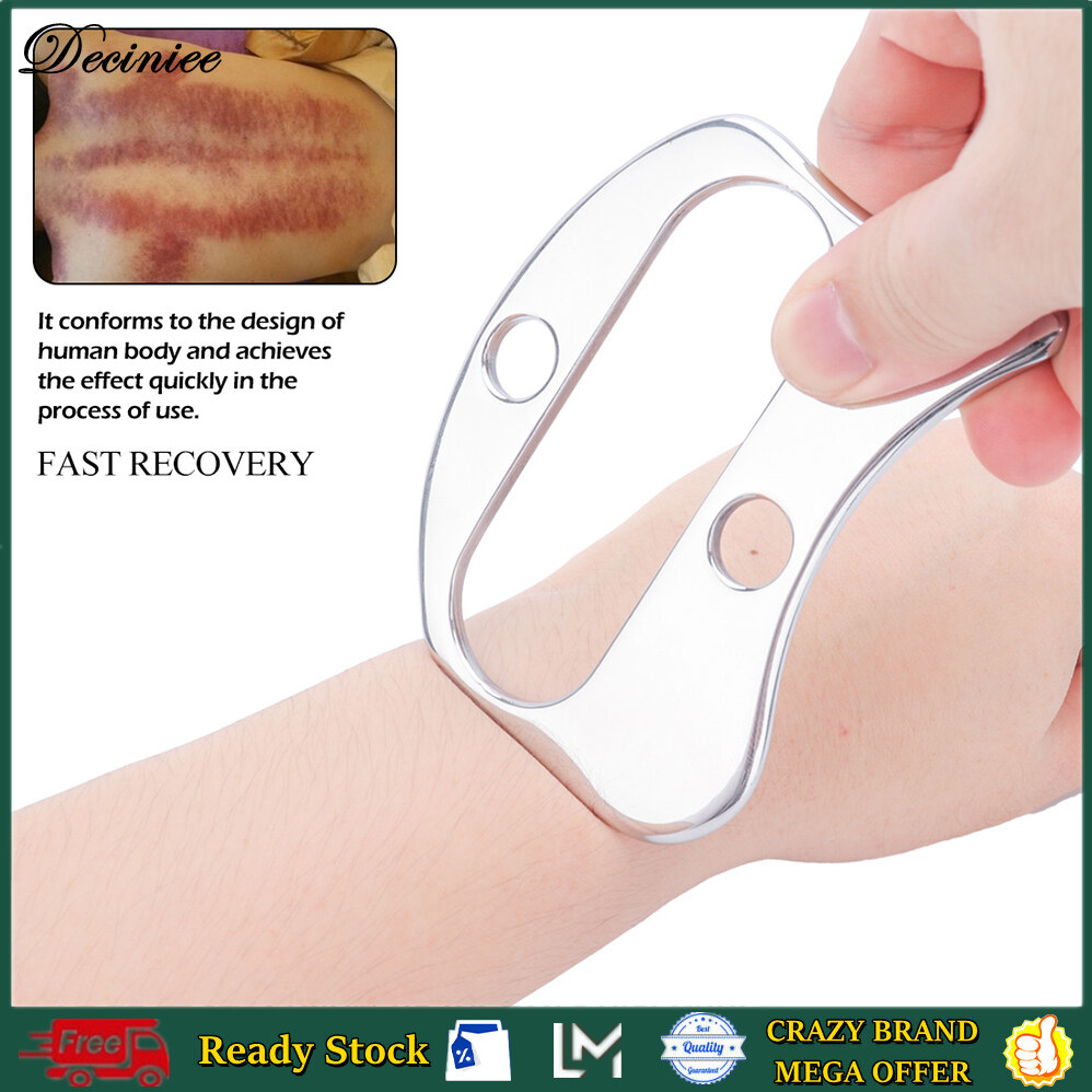 DECINIEE Guasha Tấm Massage Thép Không Gỉ Gua Sha Công Cụ Massage Để Giảm Cơ Bắp Scraper Vật Lý Trị Liệu SPA Ban Chăm Sóc Da Công Cụ