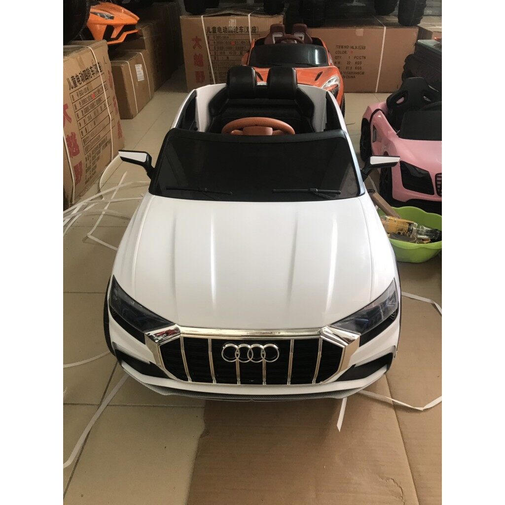 Ô tô xe điện trẻ em audi jm-2088 điều khiển từ xa tựa lái đầy đủ