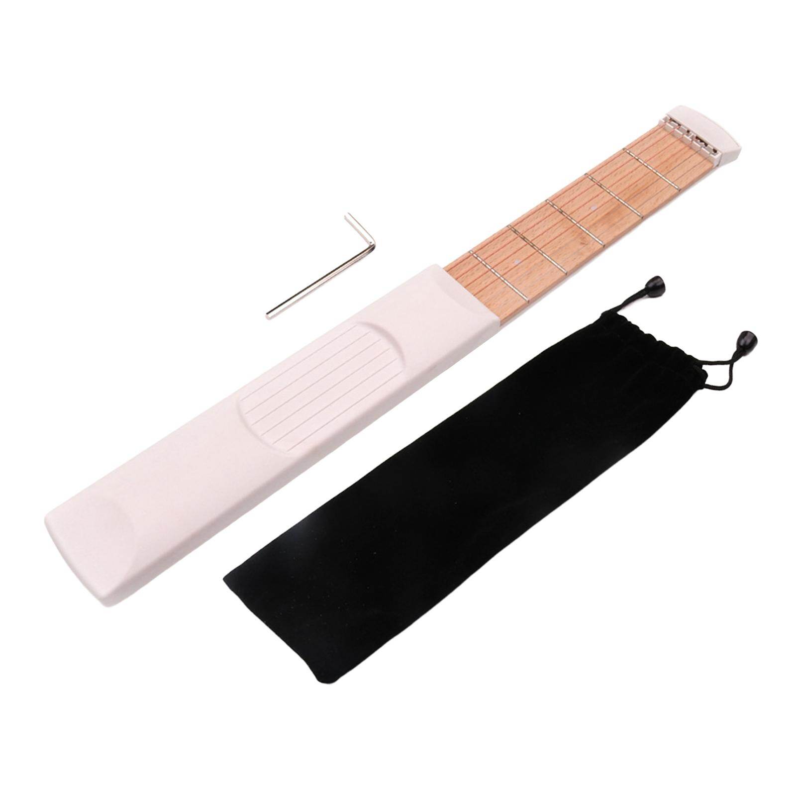 BNMUSIC Pocket Guitar Mini Acoustic Practice Strings Tool Strings Trainer for Training - 3