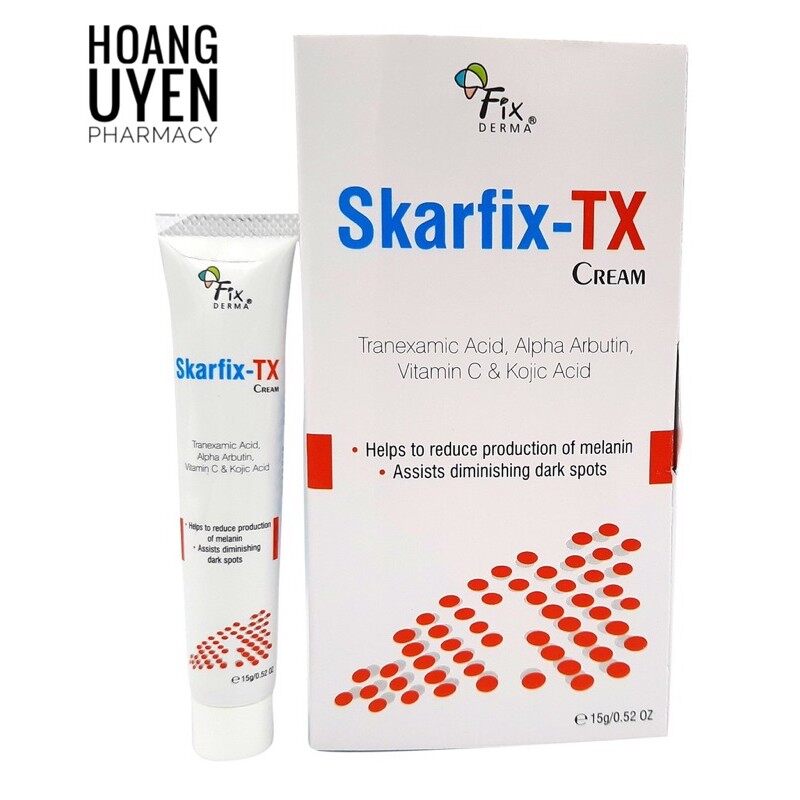 Kem Dưỡng Sáng Da Mờ Thâm Nám Fixderma Skarfix Tx 15G - Công Thức Mới Vượt Trội