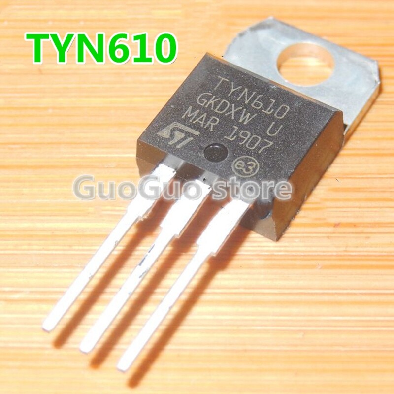 10 cái tyn610rg tyn610 to-220 10a 600v scr một chiều, mới ban đầu