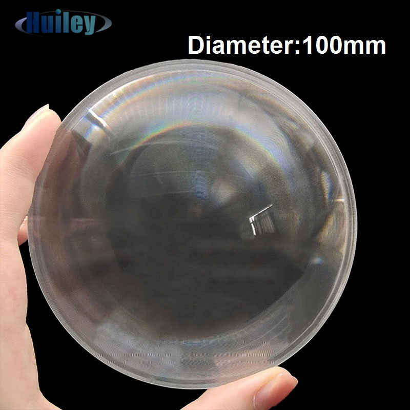 PMMA, Ống Kính Phóng Đại Ống Kính Quang Học Acrylic Đường Kính Ống Kính Fresnel Tròn 100Mm Làm Dụng Cụ Chữa Cháy, Chiều Dài Tiêu Cự 50 70 100 120Mm