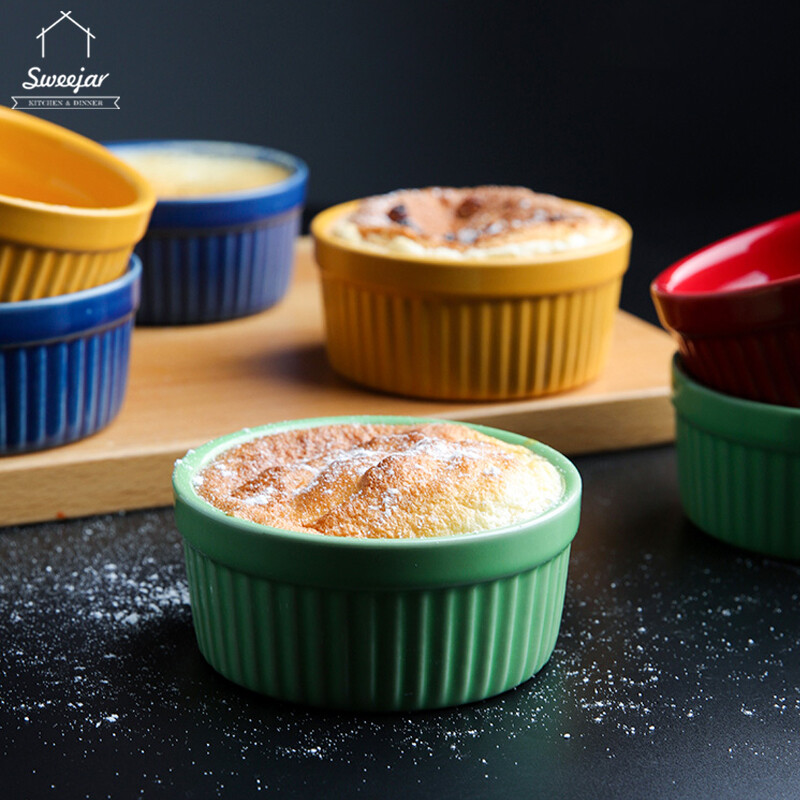 sweejar cốc nướng pudding dễ thương tráng miệng an toàn cho lò nướng - INTL