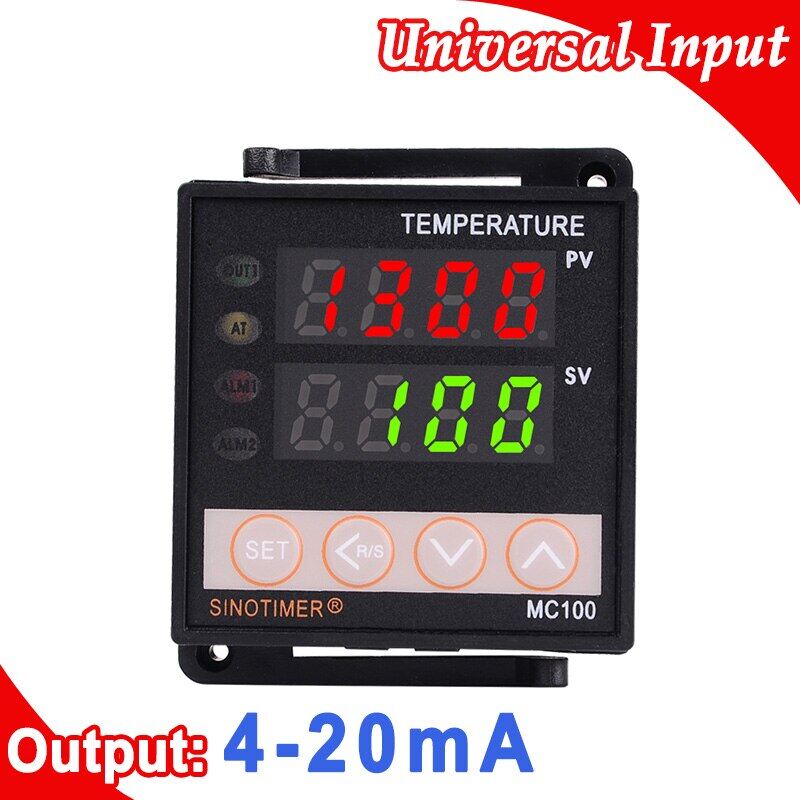 Max marks bộ điều khiển nhiệt độ kỹ thuật số pid bộ điều chỉnh cặp nhiệt điện đầu vào loại k pt100 rtd, đầu ra 4-20ma dòng điện