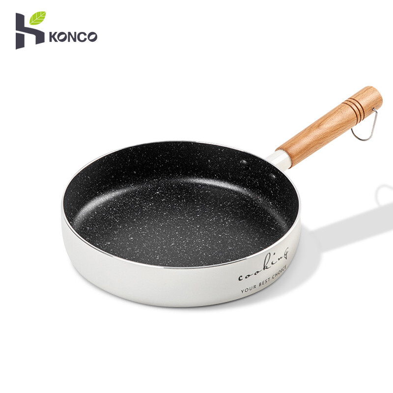 Konco nồi nhỏ 20cm cho 3-4 người nồi mì cốc đựng sữa ăn sáng nồi chảo rán trứng Nồi nấu mì ống sử dụng chung cho dụng cụ nấu ăn cảm ứng và bếp ga
