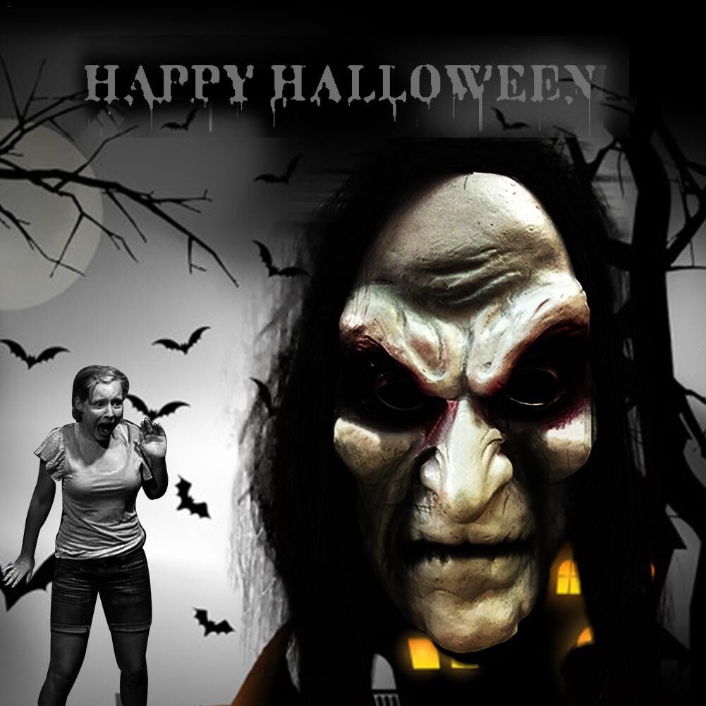 Versea【được Đóng Gói Tốt 】Mặt Nạ Zombie Halloween Mặt Nạ Kinh Dị Lễ Hội Ma Mặt Nạ Halloween Đáng Sợ Mặt Nạ Hét Lên Trang Phục Halloween | Ma