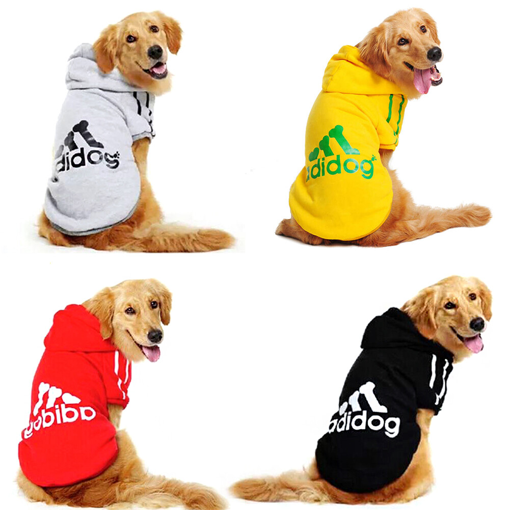 Mùa Thu Đông Quần Áo Cho Chó Lớn Quần Áo Thể Thao Labrador Golden Retriever Áo Ấm Áo Hoodies Bông Mềm Mại Áo Khoác 3XL-9XL