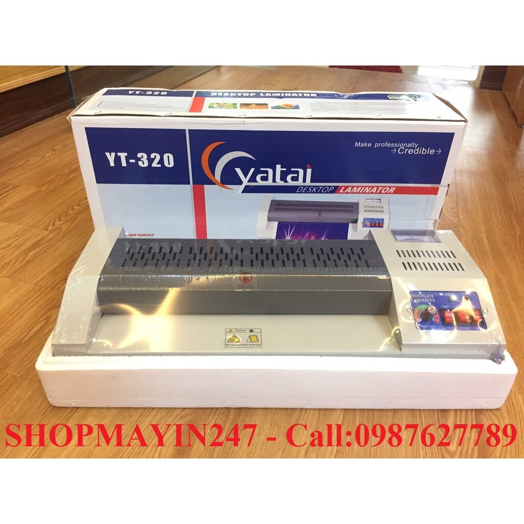 Máy ép YT 320 ( Rulo to Khổ A3,a4,a5,a6...)