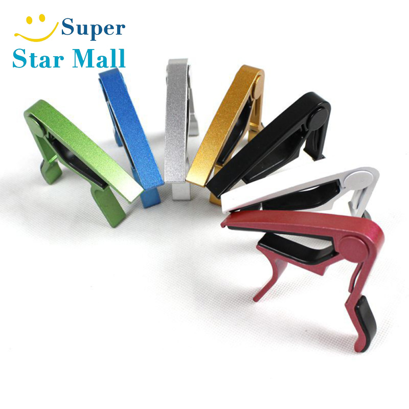 Capo đàn guitar kim loại kẹp thay đổi nhanh capo đàn guitar cổ điển acoustic để điều chỉnh âm sắc