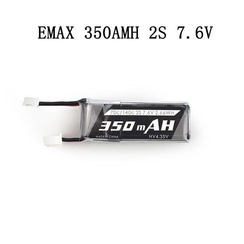 NEW Emax 2S 350Mah 7.6V 50C 100C HV Lipo Battery PH2.0 Plug For Tinyhawk