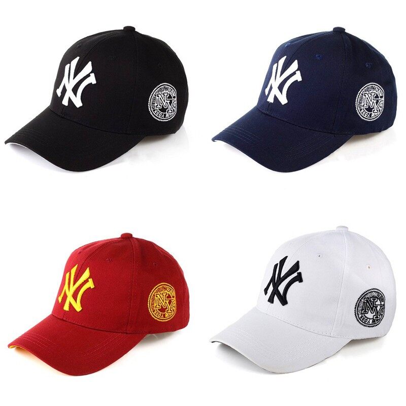 หมวกเบสบอล unisex ฮิปฮอปสตรี SnapBack กีฬาบุรุษหมวกปรับ NY