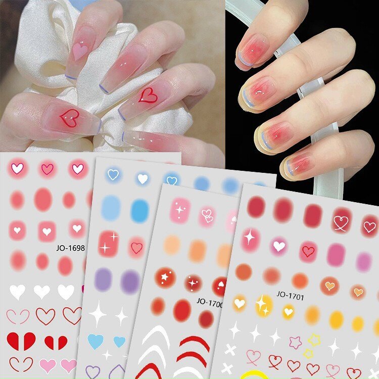 Stick dán móng dễ thương dành cho Nail 8k/1 tấm