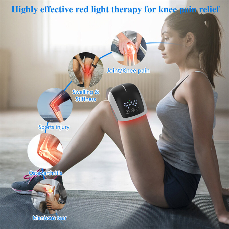 Red Light Therapy Device for Knee Pain Relief 315 LED Diodes 660nm 880nm Infrared LCD Display Physiotherapy Rehabilitation ราคา 3,517 บาท*ส่งฟรี