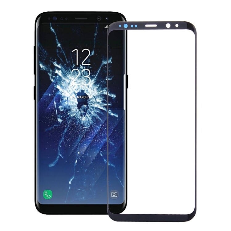 Dành cho galaxy s8 + samsung màn hình trước thấu kính ngoài với keo oca quang học trong suốt