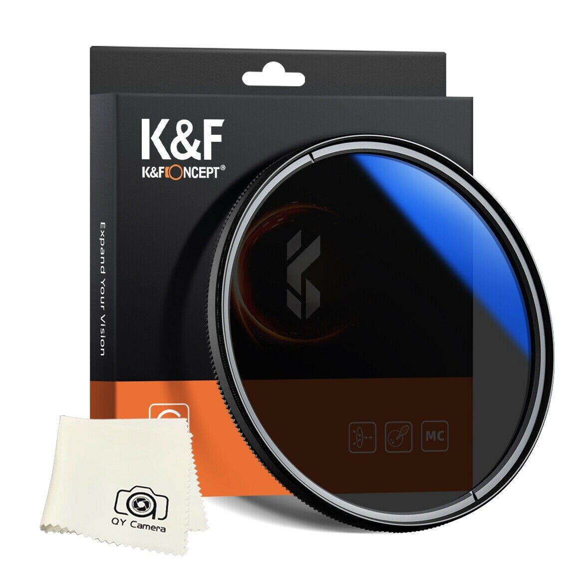 K&F Concept CPL Camera Lens Filter Ultra Slim Optics Multi Coated Circular