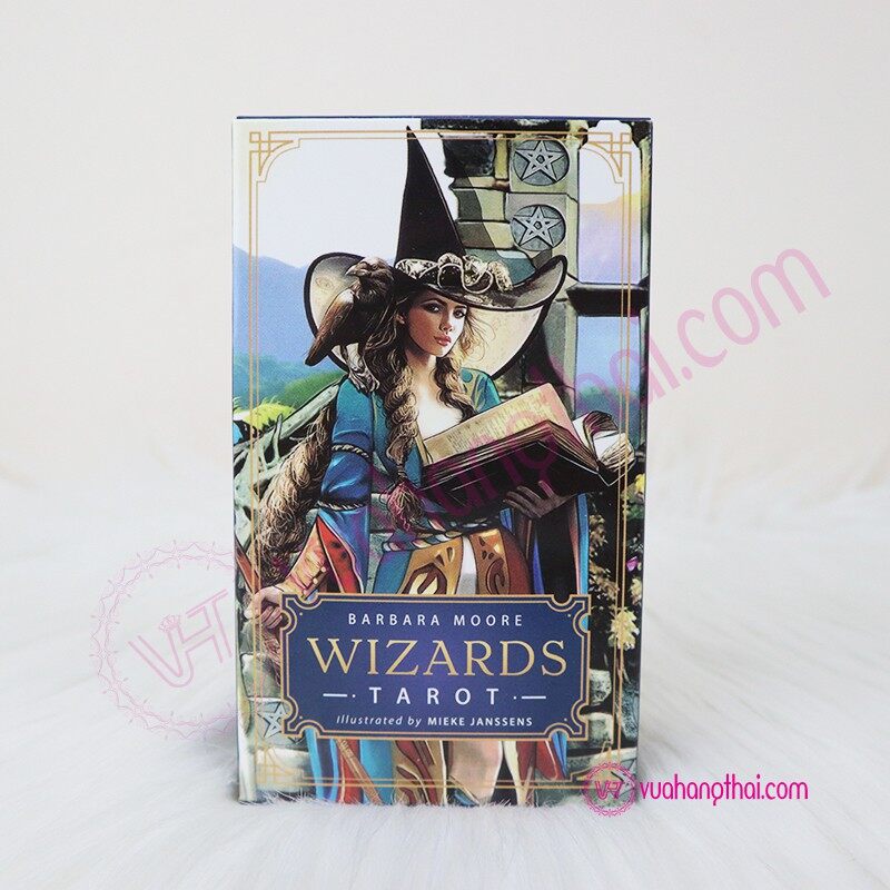 Bộ bài bói Wizards Tarot by Barbara Moore cao cấp