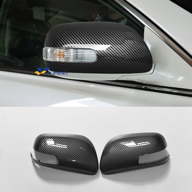 Xuming vỏ gương chiếu hậu xe hơi mẫu sợi carbon cho toyota camry 2007-2011 vỏ gương chiếu hậu camry xv40
