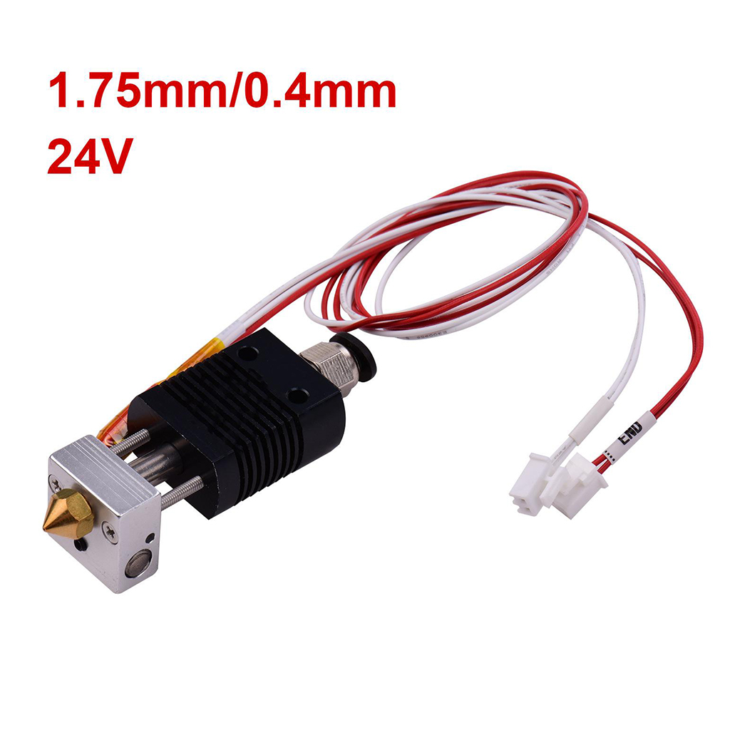 Bnmagic bộ đầu phun 0.4mm đầu phun máy đùn 24v 40w bộ làm nóng nhôm khối cho anet et4