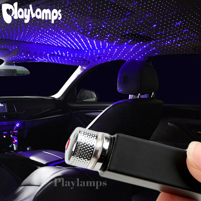 Đèn Ngủ Ngôi Sao Trên Nóc Xe Ô Tô Đèn Thiên Hà Không Khí Máy Chiếu Đèn Trang Trí USB Nhiều Hiệu Ứng Ánh Sáng Có Thể Điều Chỉnh