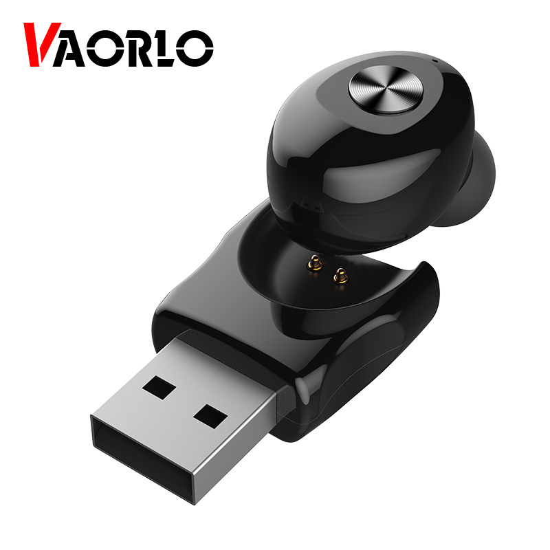 Vaorlo u12 bluetooth mini tai nghe in-ear tai nghe earbud sạc usb tai nghe
