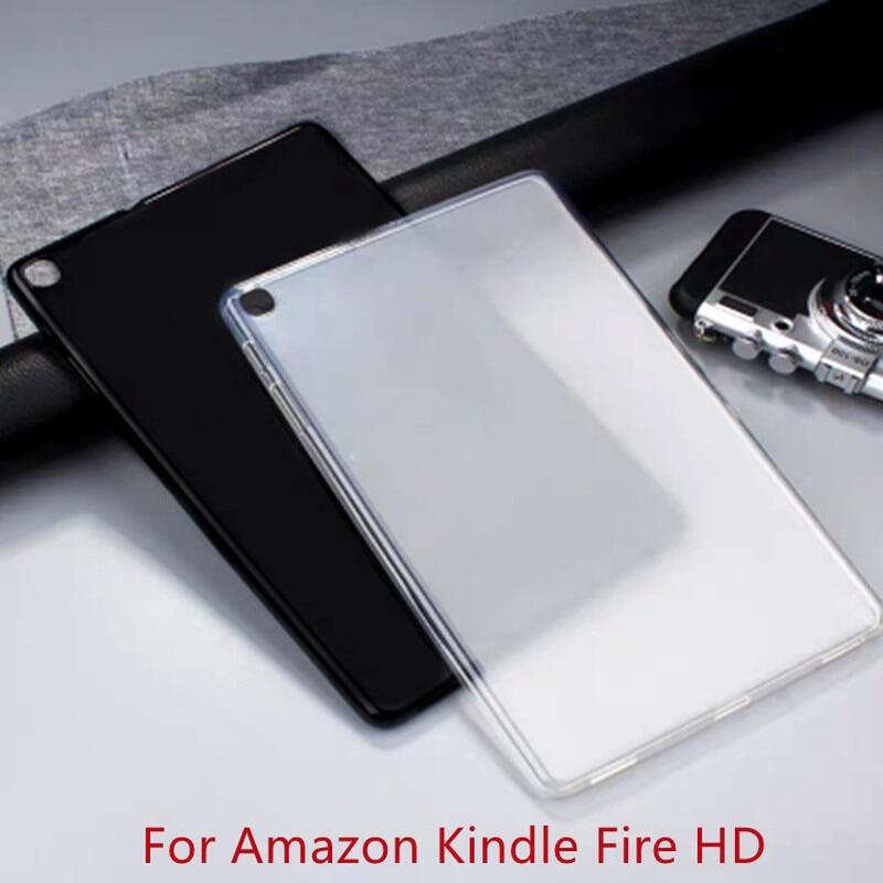 Ốp Cho Kindle Fire HD 10 Plus 2021 Ốp Máy Tính Bảng TPU Trong Suốt Funda