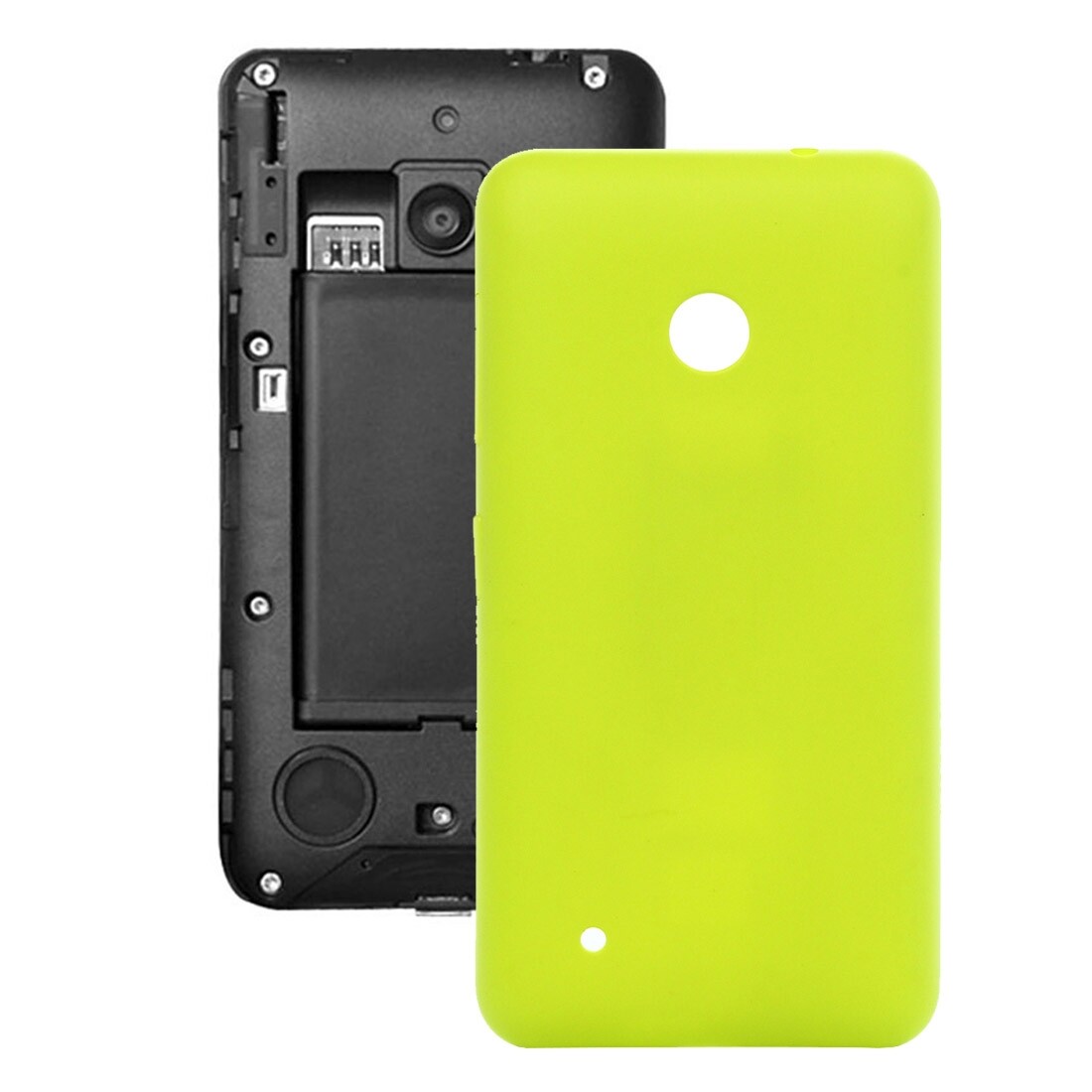 Ốp lưng nhựa màu trơn cho nokia lumia 530/rock/m-1018/rm-1020
