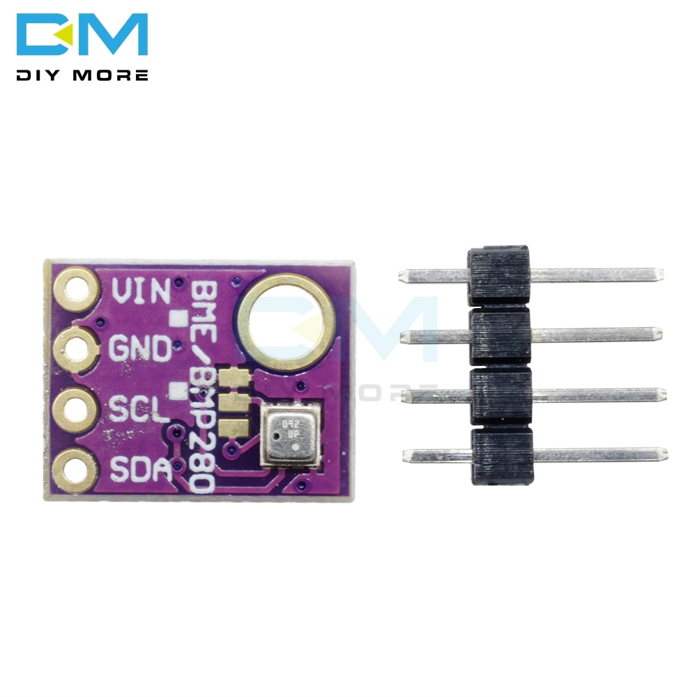 Diymore gy-bme280 module cảm biến kỹ thuật số cảm biến áp suất khí quyển độ ẩm nhiệt độ mô-đun đột phá bảng mạch bme280 giao diện i2c iic spi