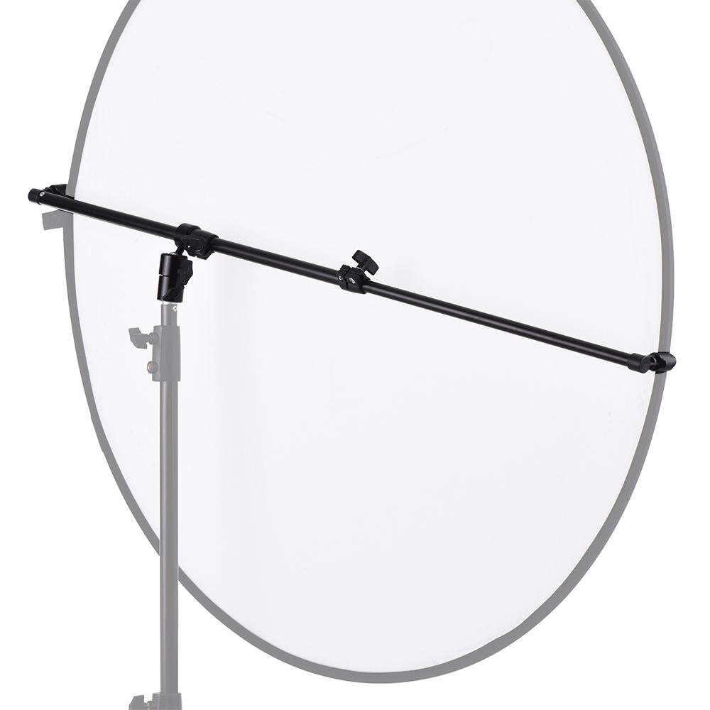 Studio ảnh 360 độ xoay đầu phản xạ chủ arm hỗ trợ cho 66cm-123cm, đường kính phản xạ hoặc khuếch tán