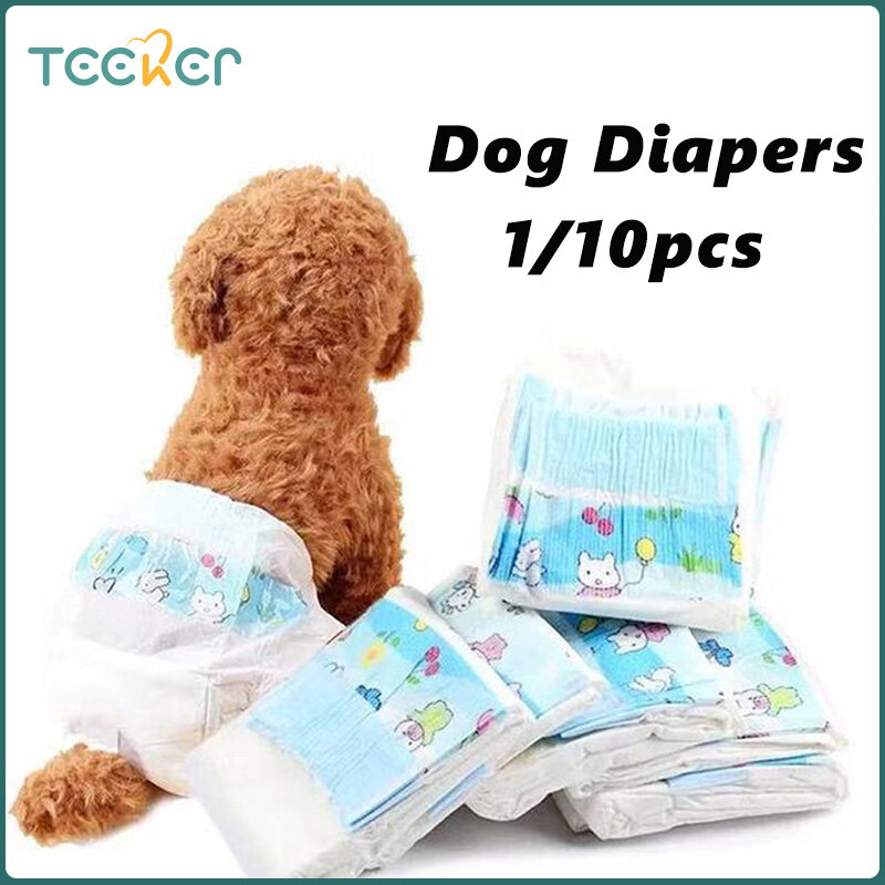 Teeker Pet Dog Diapers Disposable Male Dog Diapers New Super Absorbent Diapers for Dogs and Pet Menstrual Physiological Pants ราคา 15 บาท*ส่งฟรี