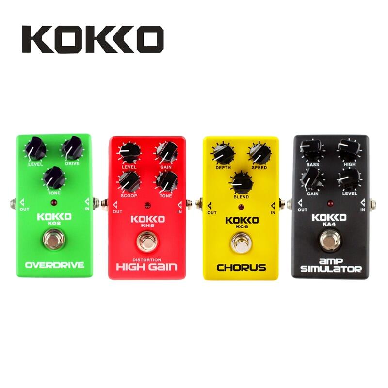 KOKKO KO2/KA4/KC6/KH8 Overdrive/Bộ Mô Phỏng AMP/Hợp Xướng/Bàn Đạp Hiệu Ứng Guitar Điện Độ Lợi Cao Bộ Phận & Phụ Kiện Guitar