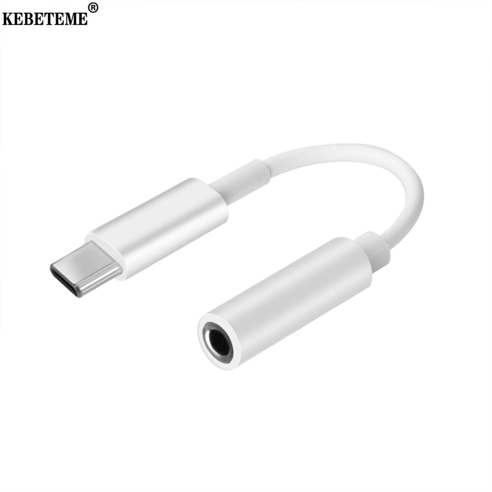 KEBETEME Tai Nghe USB C Loại C Đến 3.5Mm, Bộ Chuyển Đổi Tai Nghe Cáp Aux Âm Thanh Giắc Cắm USB Loại C Đực Sang 3.5Mm Nữ