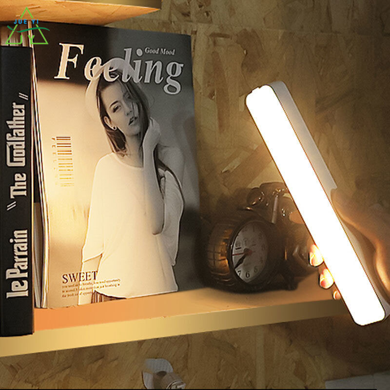 Ks đèn led, đèn ký túc xá, đèn bàn, đèn học bảo vệ mắt, đèn phòng ngủ, thanh đèn led trong phòng, ống đèn, hút từ tính, có thể sạc lại, làm mờ nhiệt độ ba màu